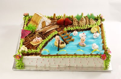 Lakeside cake