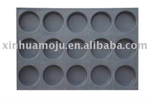 15 cups non stick round metal cake mold