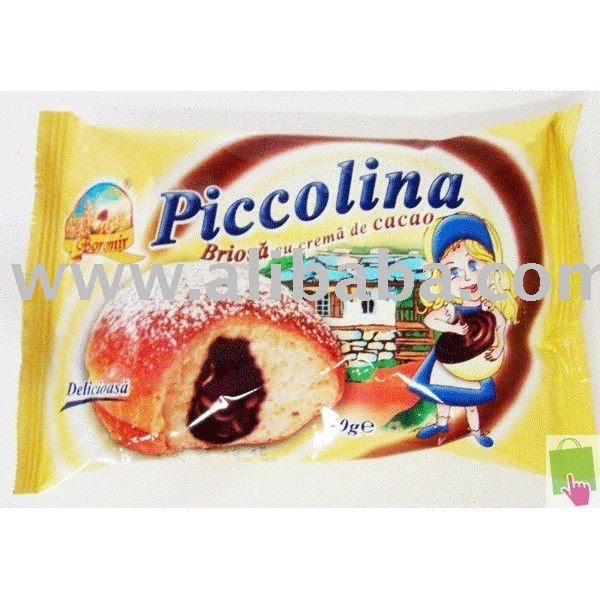 "PICCOLINA" muffin cocoa cream, vanilla or apricots