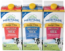 Organic Milk with omega-3 DHA