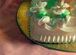 Double Tier Wedding Cake