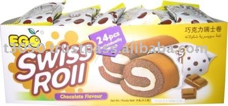 Ego Swiss Roll 24's - Chocolate