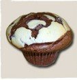 Fresh Baked Chocolate Cream Cheese Muffin