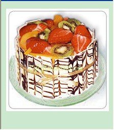 Fresh Fruits Cream Cake