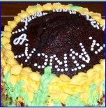 ROUND SHAPE - SUNFLOWER    CHOCOLATE  CAKE
