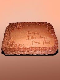 Birthday cakes - Fall leaves  Chocolate  delight
