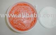 trout  caviar  -  frozen  in bucket