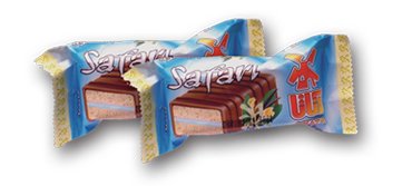 Safari Vanilla Chocolate-Coated Cake