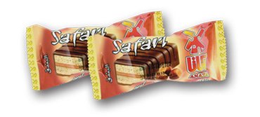 Safari Hazelnut Chocolate-Coated Cake