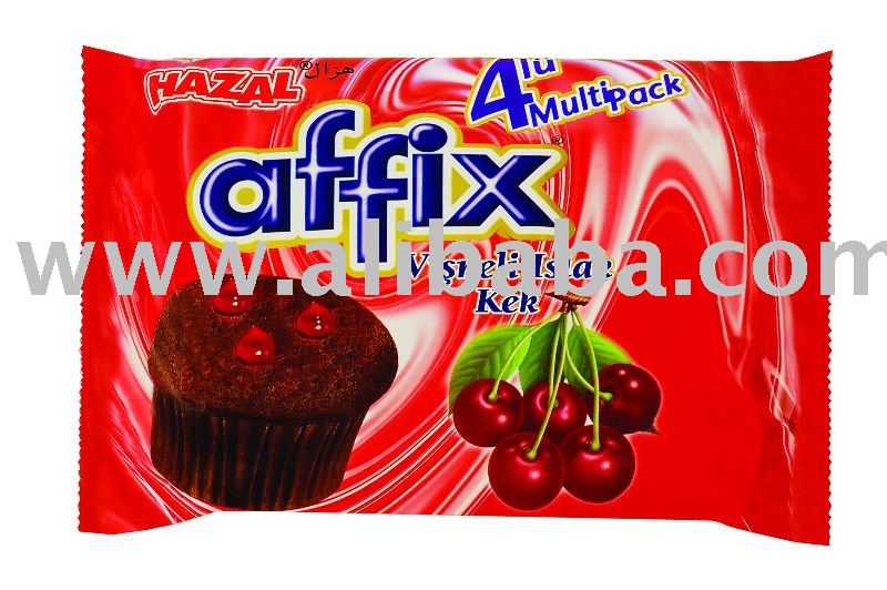 477 Affix Cherry Sauce Filled Cake(*4 Multipack)