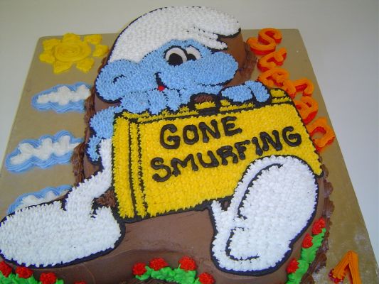 112 Smurf cakes for Boys   Girls