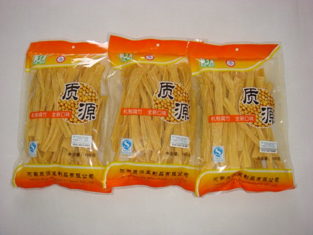Dried bean curd stick made by yellow bean stick