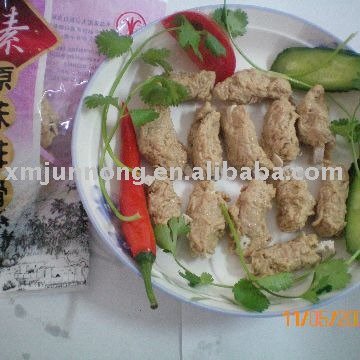 vegetarian food- pork  hops bean  products 
