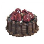 Chocolate Covered Strawberries Bakery Cake Candle