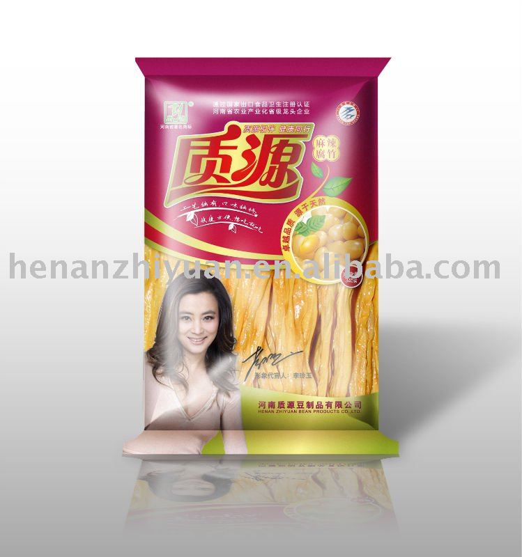Chinese food /dried bean stick with yellow bean /soya bean stick/