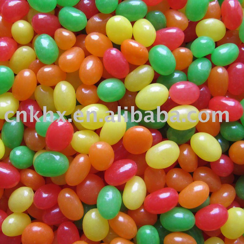 Colorful jelly bean