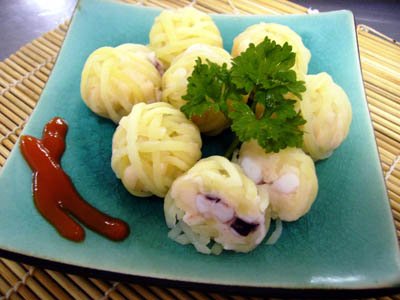 Seafood Potato Balls