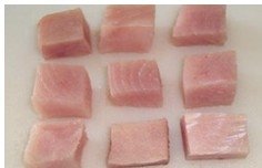 FROZEN SWORDFISH CUBE CUT