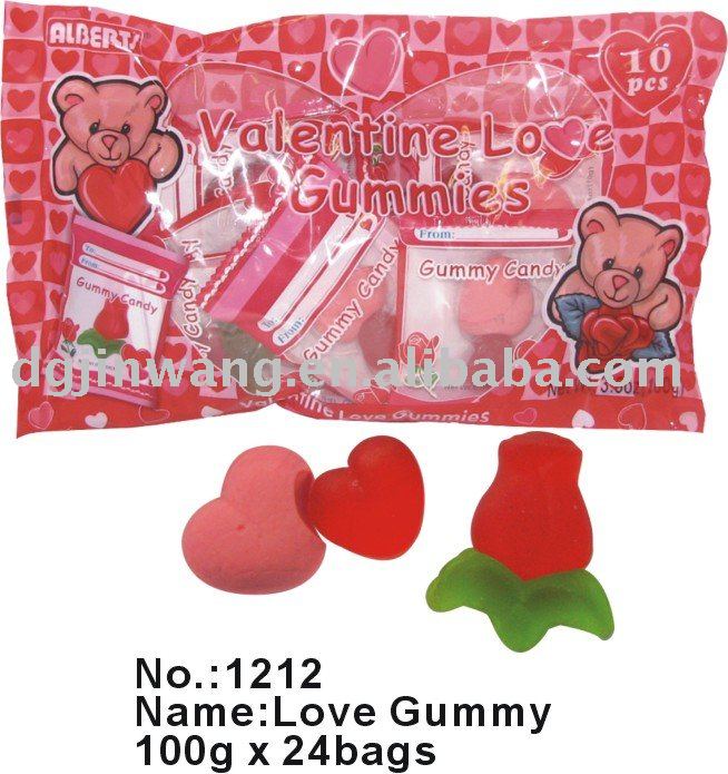 Valentine Gummy bag100g