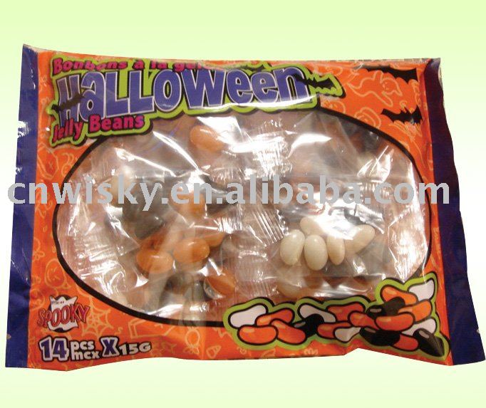 Hallowmas jelly bean candy,jelly bean,soft candy,fruit soft candy