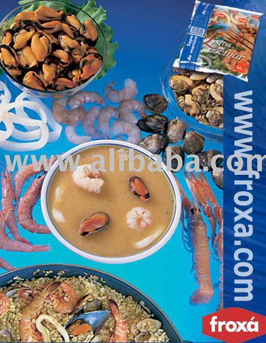 Precooked seafood