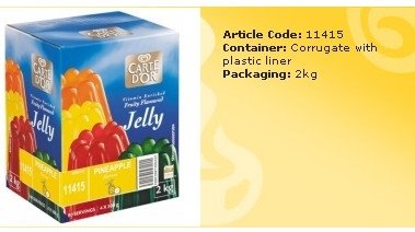 CARTE D'OR Pineapple Jelly 2kg