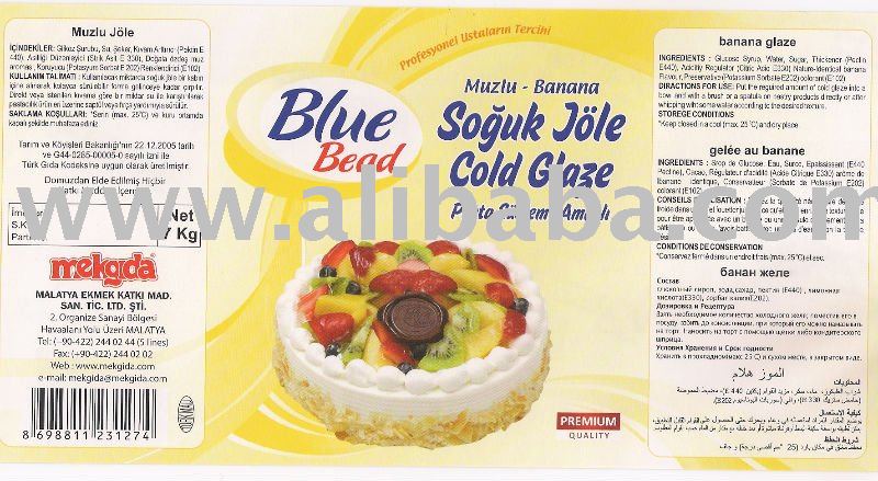 cold glaze   jelly (Banana)