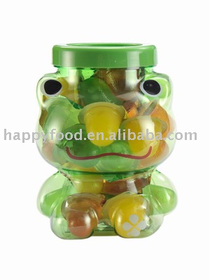 15g mini fruit jelly in frog jar(jelly candy) TC32-J3