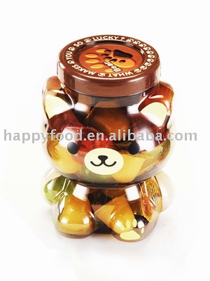 mini jelly in  bear  jar(snack)