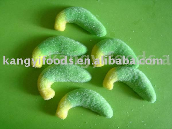 Banana shape Gummy Candy-halal product