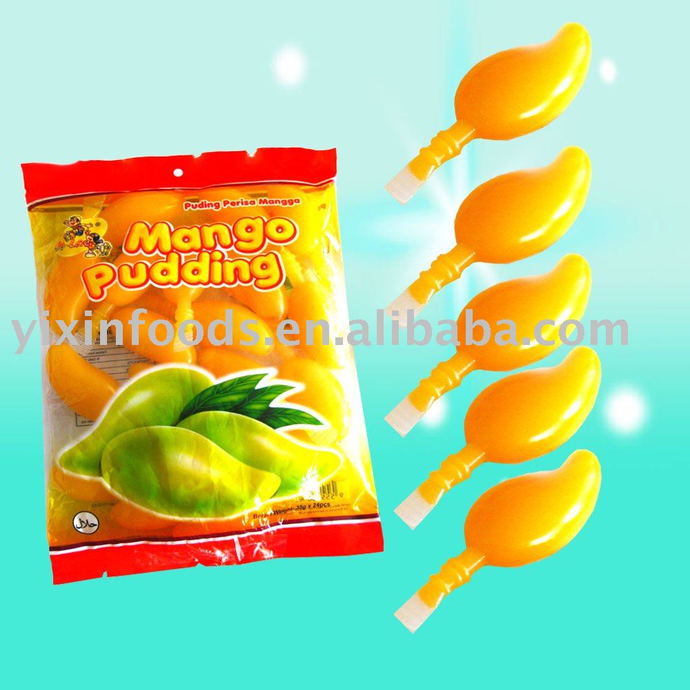 Mango Shape Bottle Mango Pudding