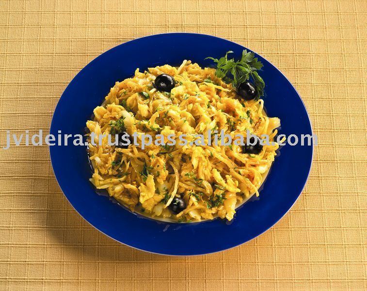 BACALAO DORADO - Golden Codfish: stir-fry ready meal