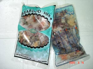 Cooked  Seafood  Mix