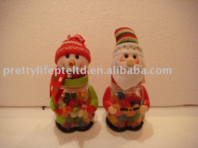 100g Jelly Bean in PET Container for Xmas Toys Candy Confectionery