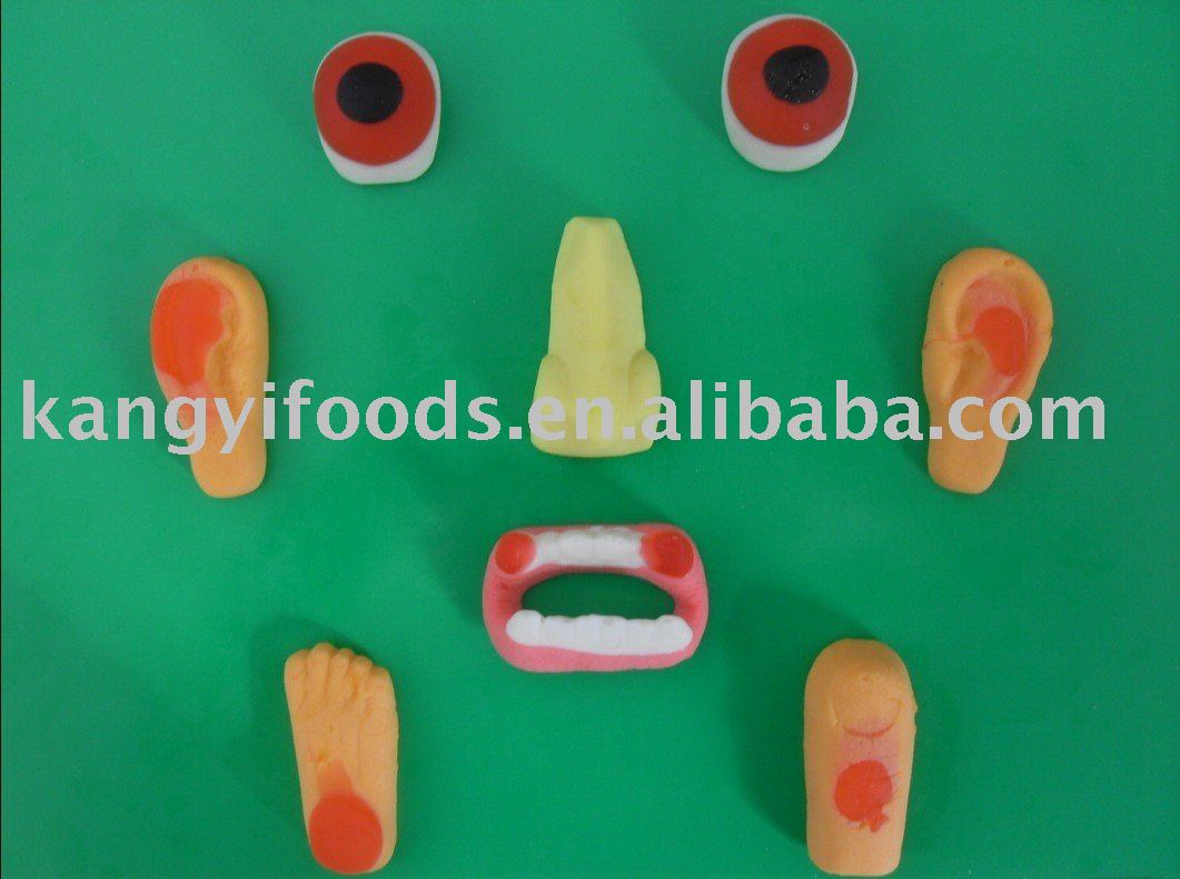 Organ Shaped Gummy Candy