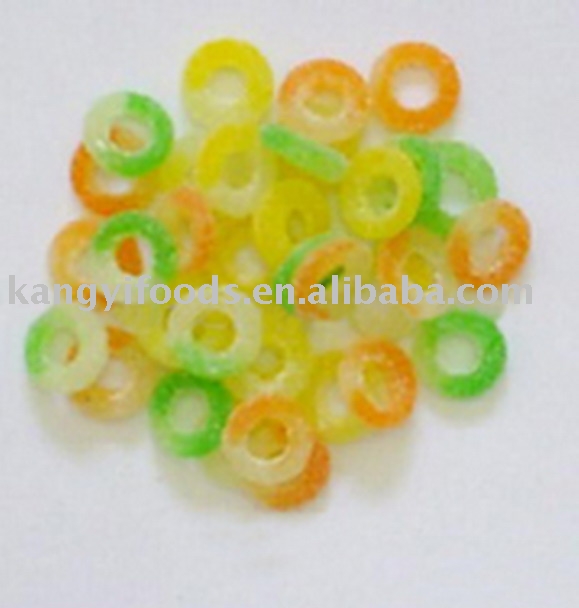 Circle shape soft candy