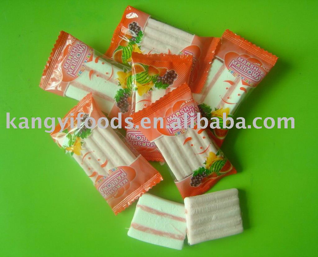 Gummy Marshmallow with gummy filling