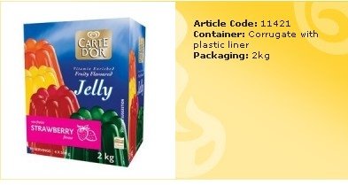 CARTE D'OR Strawberry Jelly 2kg