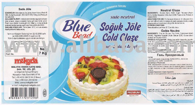 cold glaze   jelly (natural)