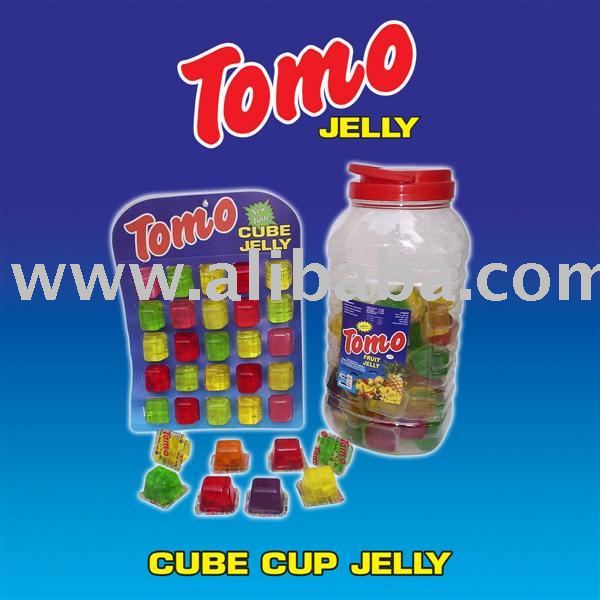  cube  cup  jelly 