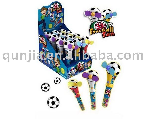 candy toy b/o football fan