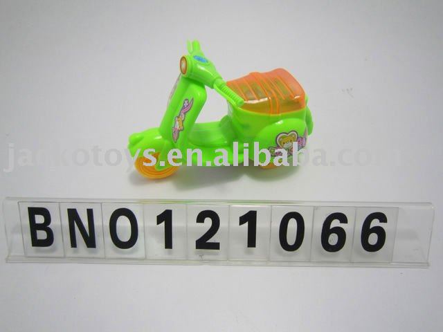 Candy toy pull back motorcycle