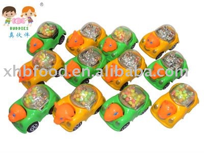 XHB-3042 pull back toys car with sweet candy