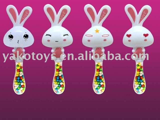 flashing candy stick , candy toy ,easter candy stick