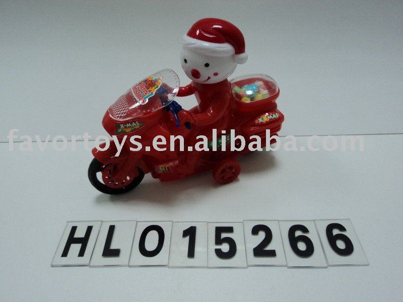 toys for candy of snowman motorcycle