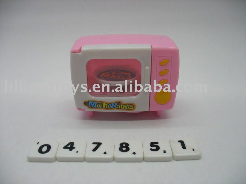plastic wind up microwave oven candy toy
