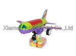 press  airplane   toy  candy