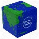 cube stress balls,Anti-stress cube,Anti-stress ball,Earth Cube Stress ball, square PU Stress ball,cu