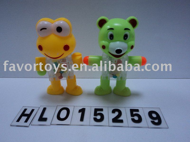 Transformation candy set frog bear  toy s