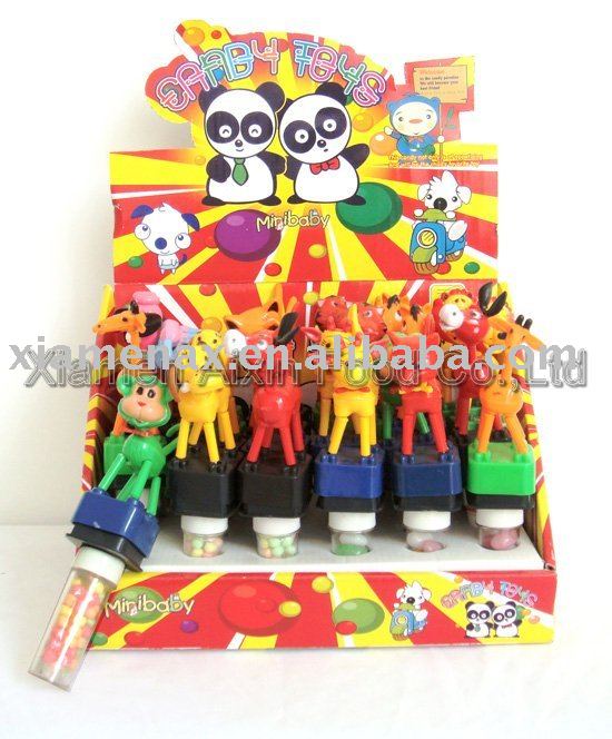 asst floppy animals toy candy